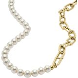 FOSSIL JF04727710 - Collier - Goudkleurig - Imitaties van Glasparels