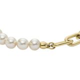 FOSSIL JF04729710 - Collier - Goudkleurig - Imitaties Glasparels