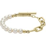 FOSSIL JF04729710 - Collier - Goudkleurig - Imitaties Glasparels