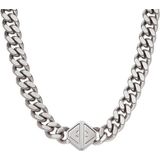 Emporio Armani Herenketting in roestvrij staal met karabijnsluiting