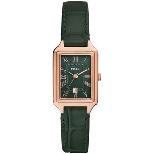 Fossil Quarzuhr RAQUEL ES5366, Armbanduhr, Damenuhr, Lederarmband, analog, Tag
