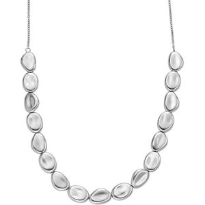 Skagen - Anja Pebbles - Kralenketting - Zilverkleurig - Roestvrijstaal