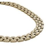 Fossil Dames Arden gouden roestvrij stalen ketting, JF04783710, Length: 406mm+50mm, Width: 14.1mm, Roestvrij staal, Geen edelsteen