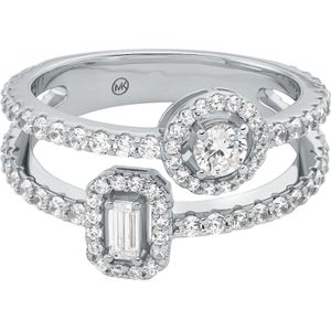 Michael Kors ring MKC1725CZ0406 Premium zilverkleurig