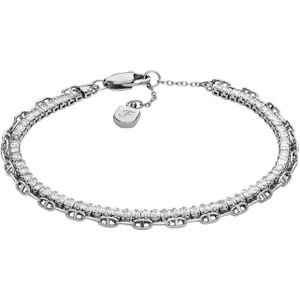 Fossil HERITAGE Vrouwen Armband - Zilverkleurig