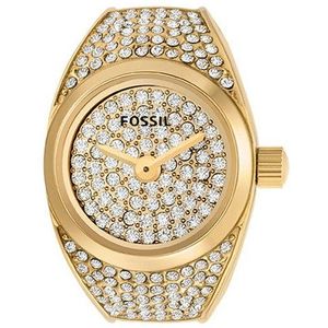 FOSSIL WATCH RING - Polshorloge - Goudkleurig - Kristalaccenten