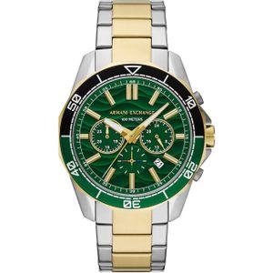 Armani Exchange - Spencer - Chronograaf Horloge - Multikleur - Roestvrijstaal - 44 mm
