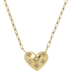 Fossil - Sadie All My Love - Ketting - Goudkleurig - Staal