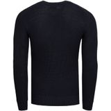 Rusty Neal - Heren Trui Casual Fit Trui - Zwart