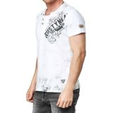 Rusty Neal - T-shirt - Normale Pasvorm - 100% Katoen - Met Logo-print Aan De Zijkant