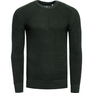 Rusty Neal - Heren Trui Casual Fit Trui - Groen