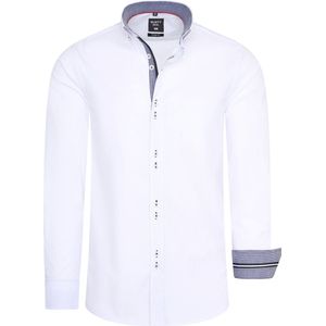 Rusty Neal - Overhemd - Regular Fit - Katoen - Blauw