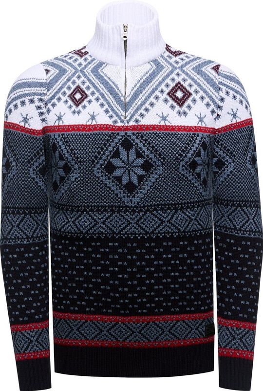 Rusty Neal - Heren Trui Noorse Trui - Blauw