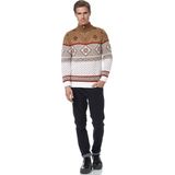 Rusty Neal - Noorse Pullover - Pullover - Ecru - Katoen, Polyester