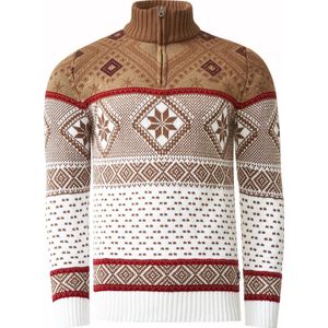 Rusty Neal - Noorse Pullover - Pullover - Ecru - Katoen, Polyester