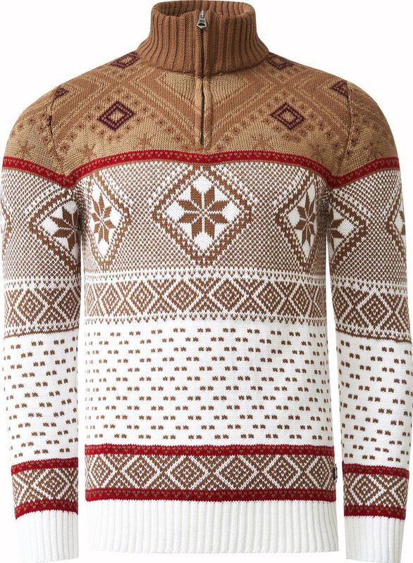 Rusty Neal - Noorse Pullover - Pullover - Ecru - Katoen, Polyester