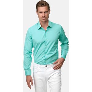 Rusty Neal - Overhemd - Pastelkleurig - Slim Fit - Katoenen Stretch