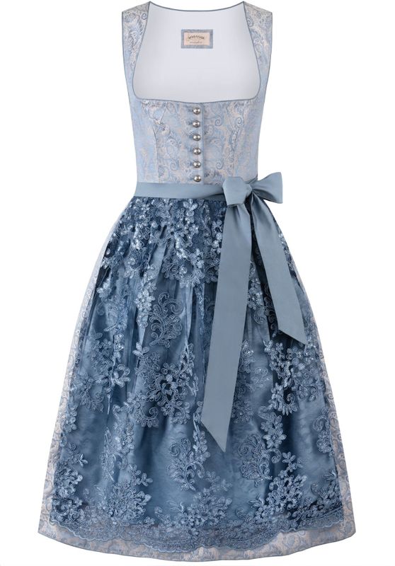 STOCKERPOINT - Dirndl 'Sidonia' - Smoky Blue - Kleding