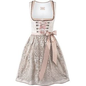 STOCKERPOINT Dirndl 'Evianne'  nude / poederroze / wit