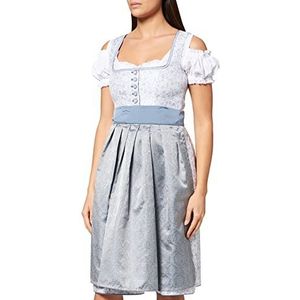 Stockerpoint Dames Eulania jurk, blauw (rook), 46