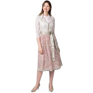 Stockerpoint Dirndl Livinia jurk voor speciale gelegenheid, taupe, 48 dames, taupe, 48, Taupe