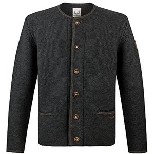 Stockerpoint Amaro Cardigan-jas, antraciet, één maat voor heren, antraciet, één maat, Antraciet