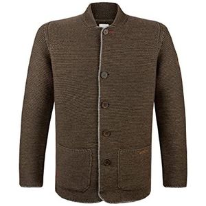 Stockerpoint Herenjas Pablo gebreide jas, Tobacco, standaard, tobacco, Eén maat