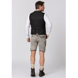 STOCKERPOINT Klederdracht gilet 'Lorenzo'  grijs / grijs gemêleerd / kersrood / zwart