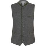 STOCKERPOINT - Gilet 'Fabricio' - Grijs Lichtgrijs Groen - Knoopsluiting