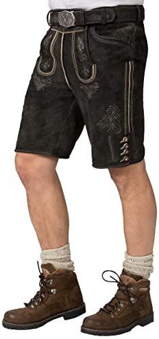 Stockerpoint Bertl vrijetijdsbroek voor heren, grafiet gehoekt, standaard, Gespekt grafiet, 44