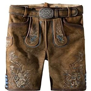 Stockerpoint Havanna Herenbroek, Beierse broek, standaard, havanna vertast, 48