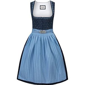 STOCKERPOINT Dirndl 'Dunja'  blauw / navy