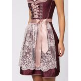 Wiesnwuid - Rosalinde - Dirndl - Bordeaux - Jacquard - Ruches