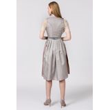 STOCKERPOINT Dirndl 'Monroe'  blauw / zilvergrijs / oudroze