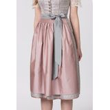 STOCKERPOINT Dirndl 'Monroe'  blauw / zilvergrijs / oudroze