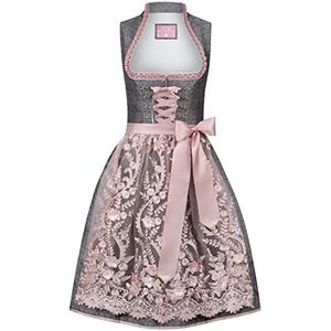 Stockerpoint Dirndl Marietta damesjurk voor speciale gelegenheden, Roze (Altrosa)