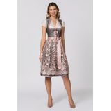 STOCKERPOINT Dirndl 'Marietta'  donkergrijs / rosé