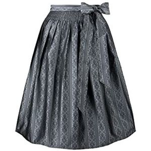 Stockerpoint Corinna Midi Dirndlschort voor dames, grijs, 34-38