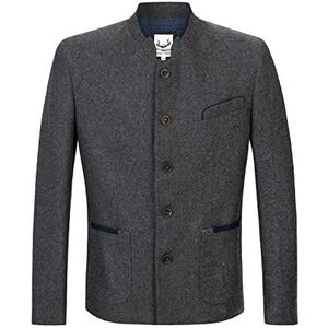 Stockerpoint - Samuel - Sakko - Grijs/Blauw - Lodenkwaliteit