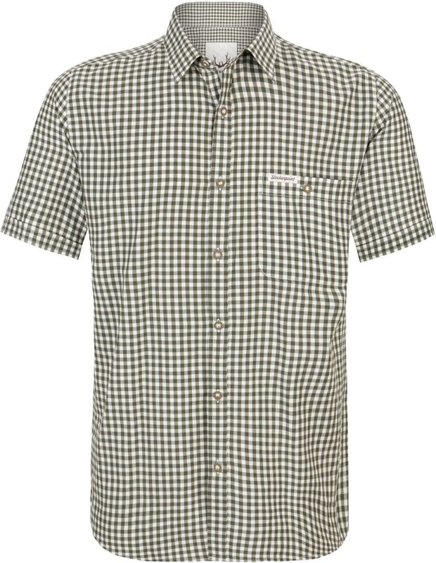 Stockerpoint - Renko3 - Overhemd - Riet - Korte Mouwen