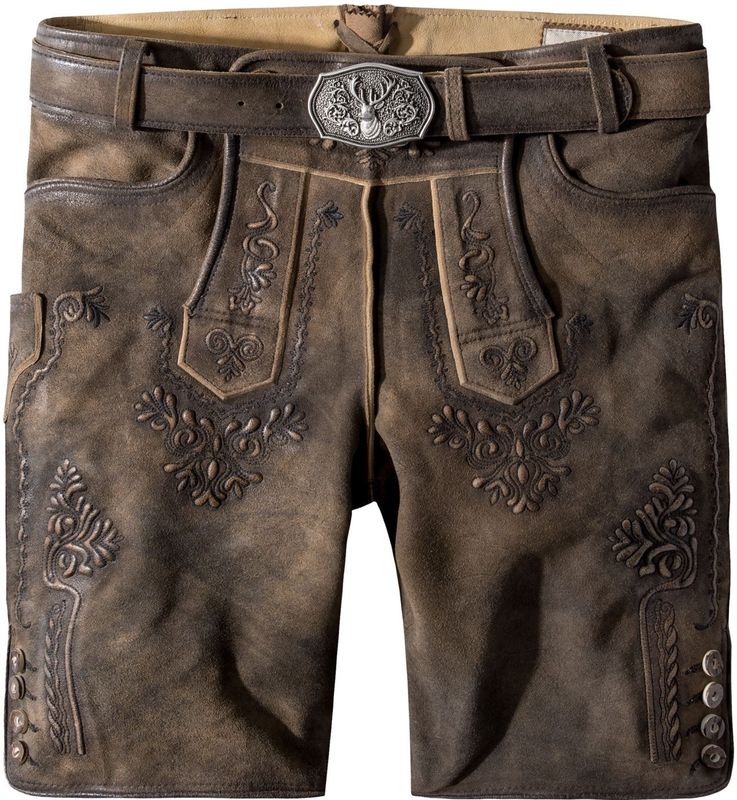 STOCKERPOINT - Klederdracht broek - Lichtbruin / Donkerbruin