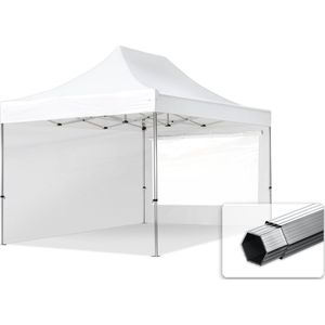 3x4,5 M Easy Up Partytent Vouwpaviljoen PROFESSIONAL Alu 40mm met Zijwanden (panorama - Wit