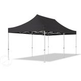 3x6 M Easy Up Partytent Vouwpaviljoen PVC Brandvertragen - PROFESSIONAL Alu 40m - Zwart