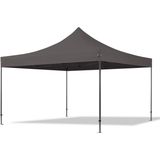 4x4 M Easy Up Partytent Vouwpaviljoe - PREMIUM Staal 40m - Donkergrijs