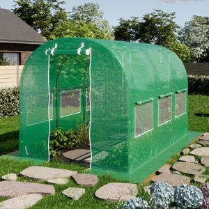 TOOLPORT Tunnelkas 2x3 m, PE-folie, groen