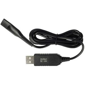 vhbw Oplaadkabel compatibel met Braun Silk Epil 7-909, 7-929, 7-979, 901, 7921, 7931, 7951, 7961 Epilator - netsnoer, 120 cm