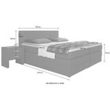 hapo Boxspringbett, mit Bettkasten