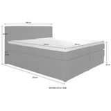 hapo Boxspringbett, mit Bettkasten