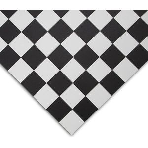 Karat Vloerbedekking - PVC vloeren - Damier - Vinyl vloeren - Tegeloptiek - Dikte 1,9 mm - 100 x 300 cm