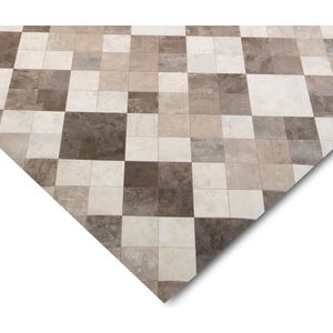 Karat PVC vloeren - Toscana Sand - Vinyl vloeren - Tegeloptiek - Dikte 2,7 mm - 100 x 350 cm